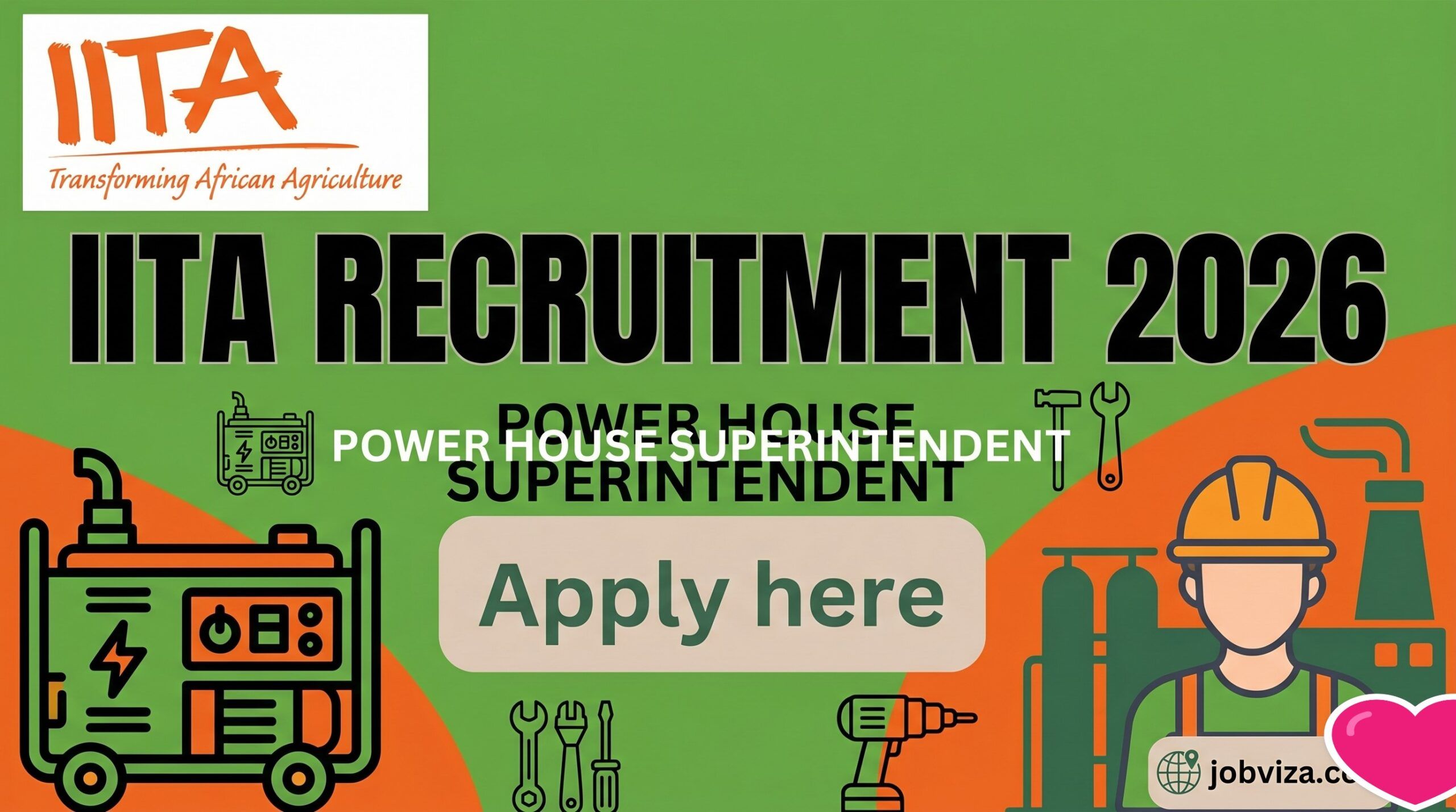 IITA Recruitment 2026 Power House Superintendent Apply here