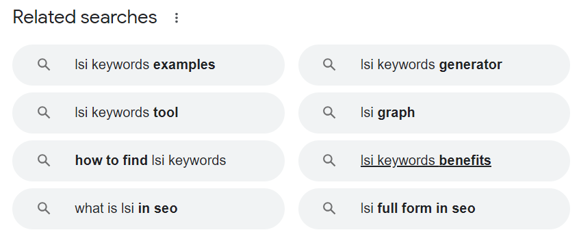 what is LSI keywords