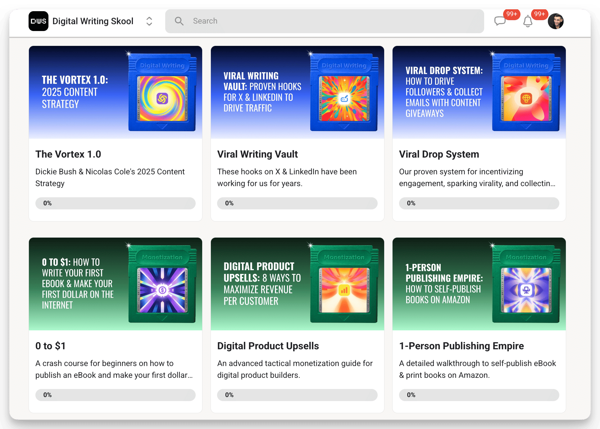 Digital Writing Skool products