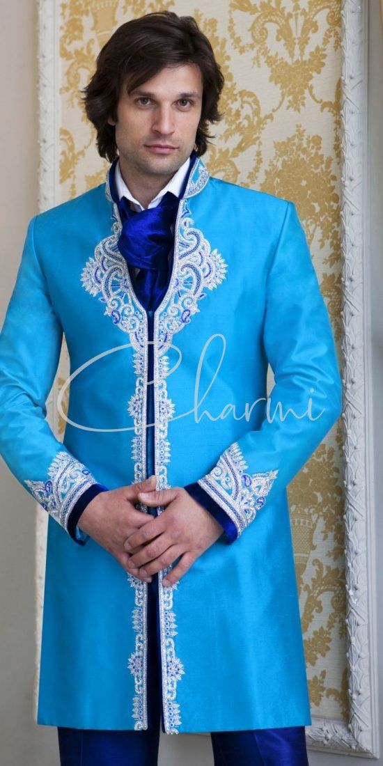 Asian Groom Outfits Wedding Sherwani for Men in London, UK