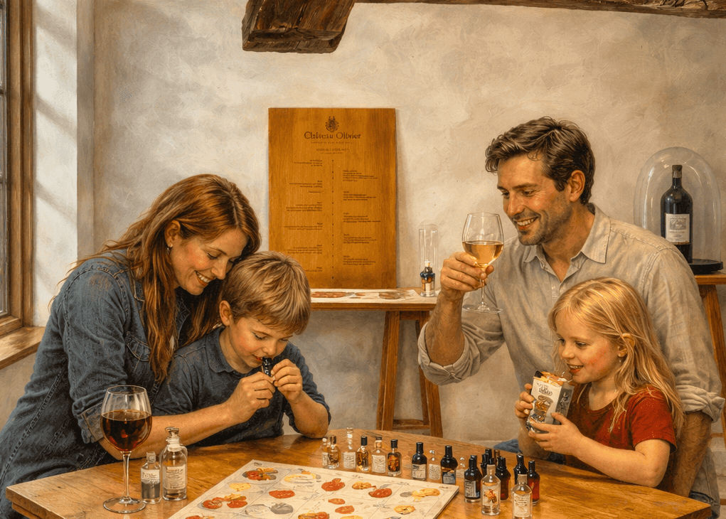 A la découverte des arômes (Adultes et enfants) - Chateau Olivier