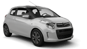Airconditioned Economy Citroen C1 rental car from SIXT in Brussels - Woluwe