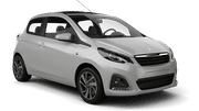 Economy Peugeot 108 rental car from BUDGET in Mechelen Economy Peugeot 108 rental car from BUDGET in Mechelen