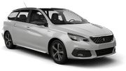 Airconditioned Economy Peugeot 308 Estate rental car from SIXT in Kitzbuehel