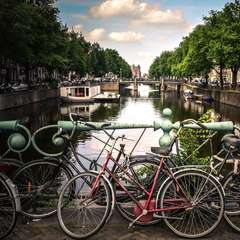 Canal Bicycles Amsterdam 