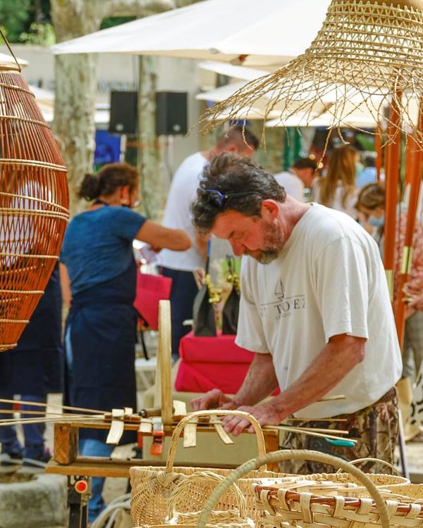 Photo de producteurs durant l'événement Les Chefs à Saint-Tropez