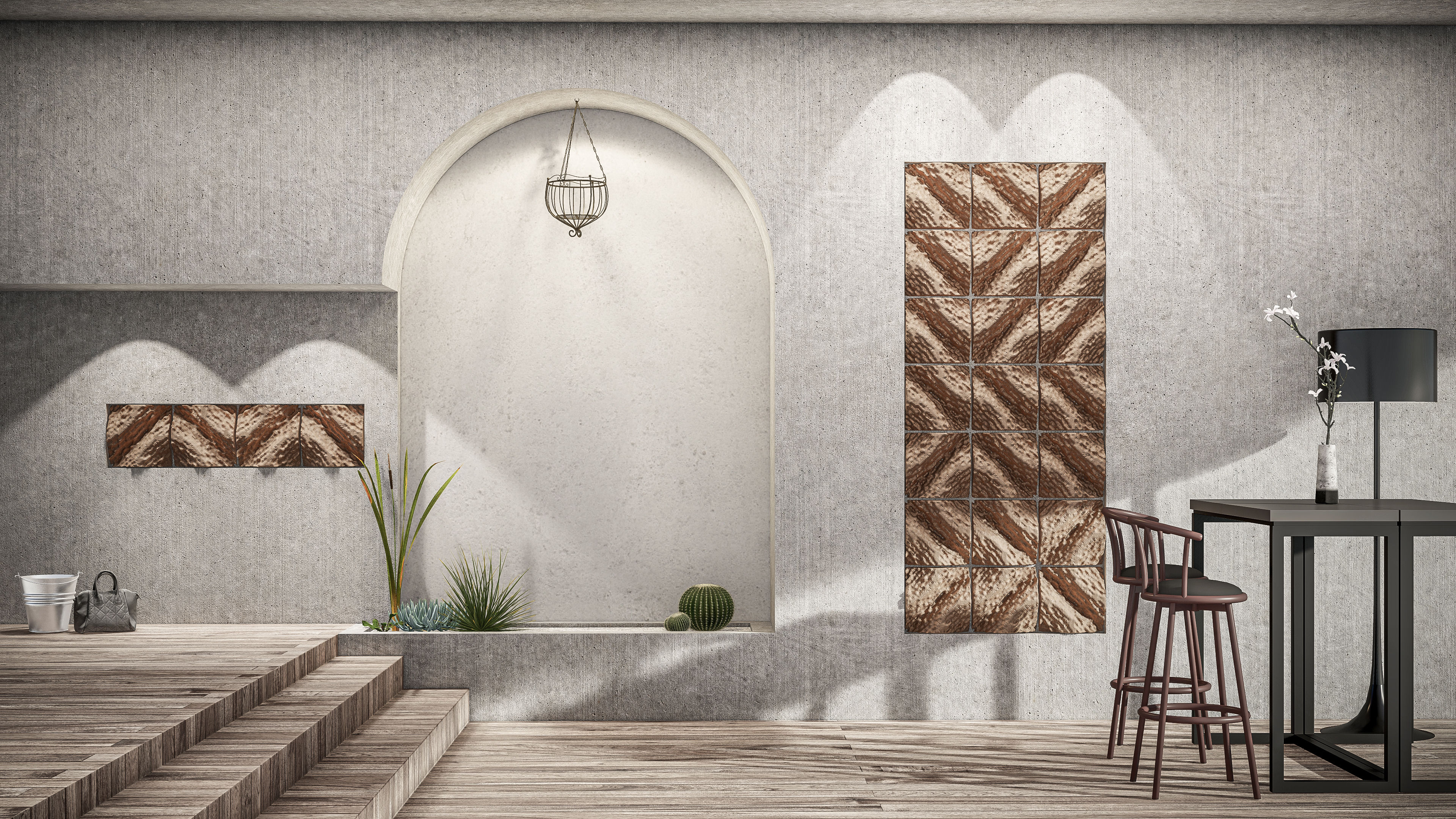 Robotic Wood CNC Simulation 3