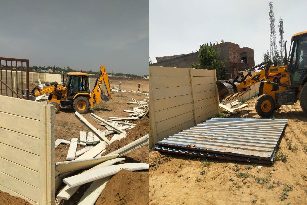 Greater Noida: फिर चला बाबा का बुलडोजर, यमुना प्राधिकरण क्षेत्र में अवैध कालोनियों पर कार्रवाई