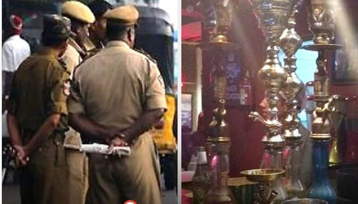 kanpur News गैंगस्टर संग हुक्का गुड़गुड़ाने वाले दरोगा निलंबित, बाद में पुलिस ने की छापेमारी