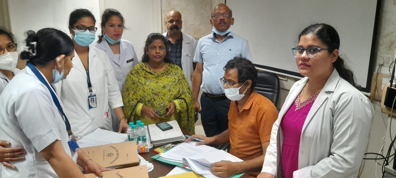 एनएचएम की टीम ने किया जिला अस्पताल का निरीक्षण