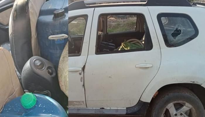 Noida News बदमाशों ने पुलिस के वाहन में मारी टक्कर, दरोगा व कांस्टेबल घायल