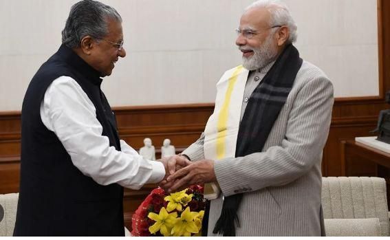 National Politics : केरल के मुख्यमंत्री ने प्रधानमंत्री से की मुलाकात