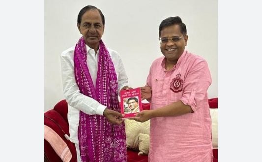 Telangana: जनता कांग्रेस छत्तीसगढ़ (जे) के नेता अमित जोगी ने तेलंगाना के मुख्यमंत्री राव से की मुलाकात