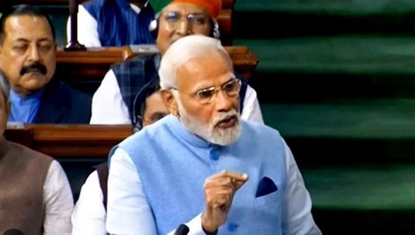 PM Modi : संसद मे मोदी का जवाब ,UPA का दशक घोटालों वाला