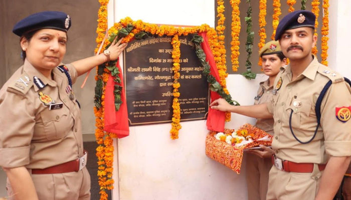 Dadri News : पुलिस कमिश्नर ने दादरी में साइबर भवन व आरक्षी बैरक का किया उद्घाटन