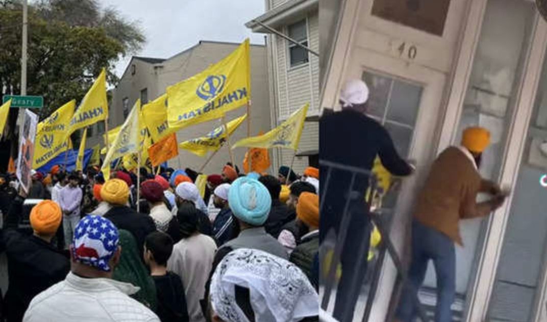 USA News : पंजाब पुलिस के एक्शन से बौखलाये ख़ालिस्तानियों ने अमेरिका में भारतीय काउंसलेट पर किया हमला