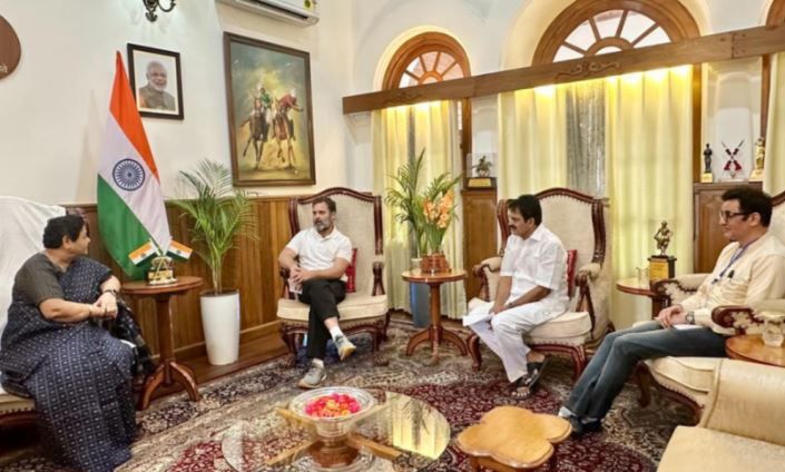 Manipur Violence : मणिपुर की घटना एक त्रासदी और देश के लिए दर्दनाक : राहुल