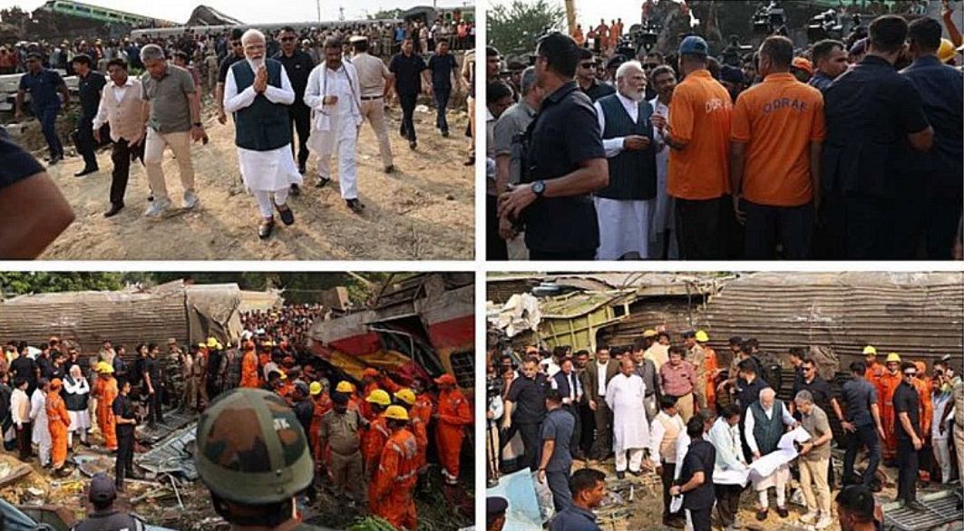 बालासोर पहुंचे PM मोदी, बोले, दोषियों को नहीं बख्शेंगे' : Odisha Train Accident