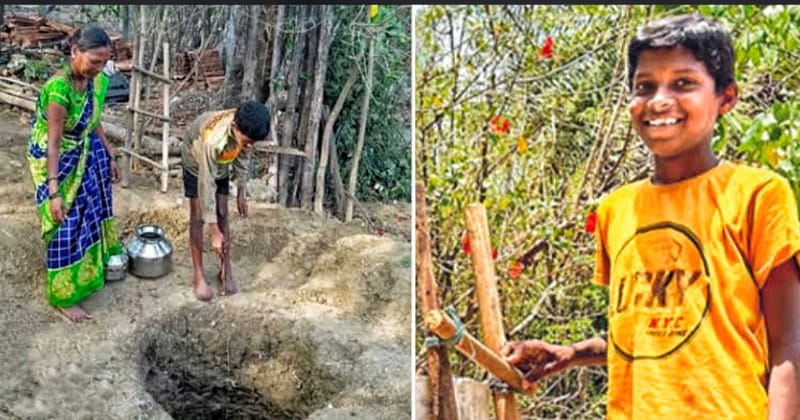 Maharashtra News : 14 साल के प्रणव ने 4 दिन में माँ के लिए खोद डाला कुआँ...
