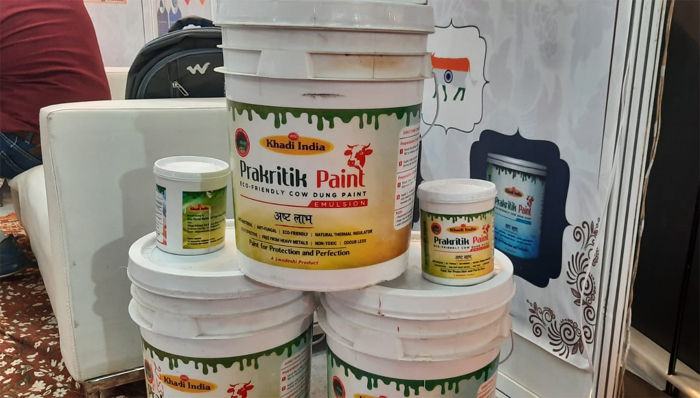 Cow dung paint