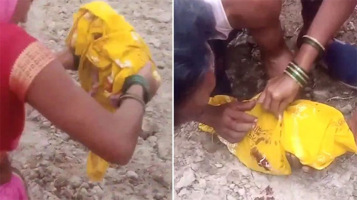 UP News : कलियुगी मां की करतूत, जमीन में जिंदा दफन कर दिया कलेजे का टुकड़ा