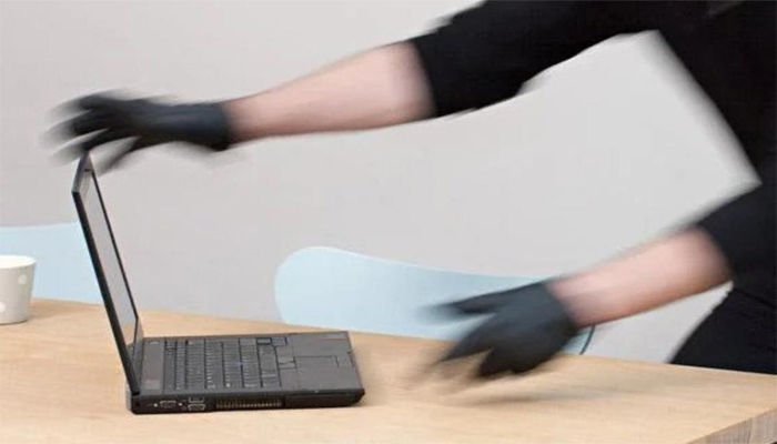 Laptop theft