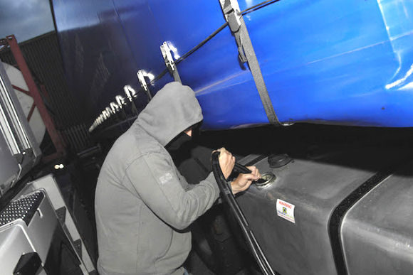 Stealing diesel