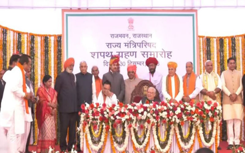 Rajasthan News किरोडीलाल मीणा तथा राज्यवर्धन राठौर समेत 17 बने मंत्री