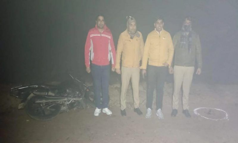 नए साल में अपराध पर नकेल,बुलंदशहर में पुलिस मुठभेड़ में, मुरादाबाद का इनामी बदमाश घायल