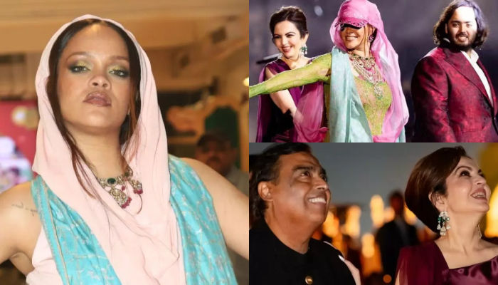 Rihanna की परफॉर्मेंस पर जमकर नाचे मुकेश और नीता अंबानी, देखें वीडियो