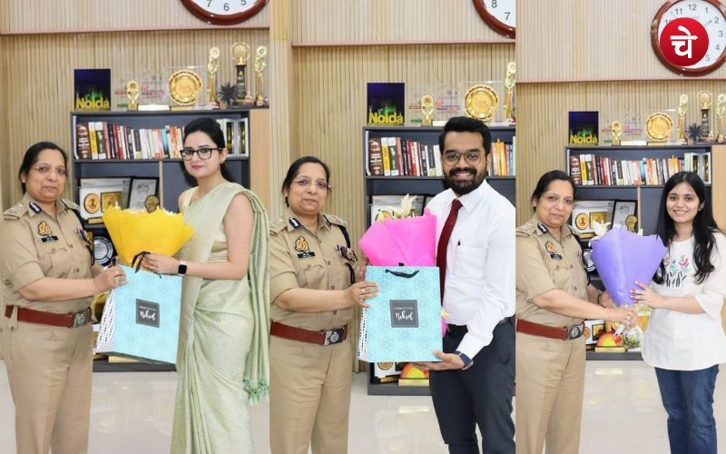 नोएडा के लाड़ले बेटे तथा बेटियों को पुलिस कमिश्नर ने दी शाबाशी
