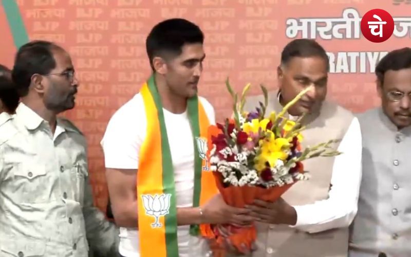 मुक्केबाज विजेंदर ने थामा कमल का हाथ, लड़ेंगे चुनाव