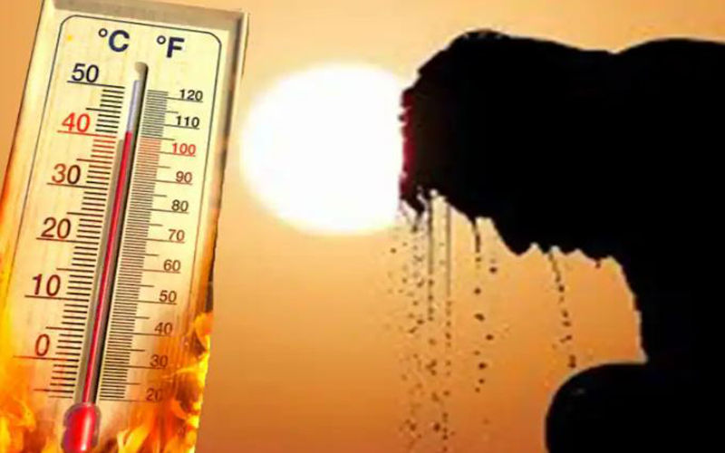 नोएडा का तापमान 46 डिग्री के पार, आसमान से गिर रहे अंगारे