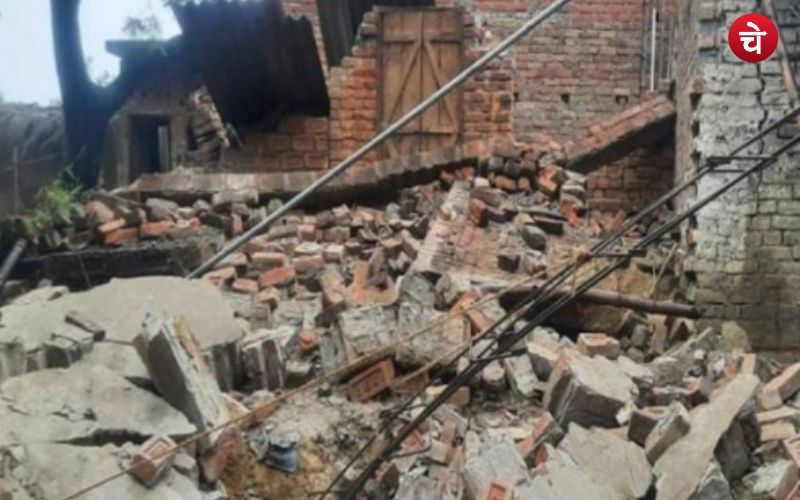 गाजियाबाद में तूफान का कहर, परिवार पर गिरी छत, फिर हुआ ये...