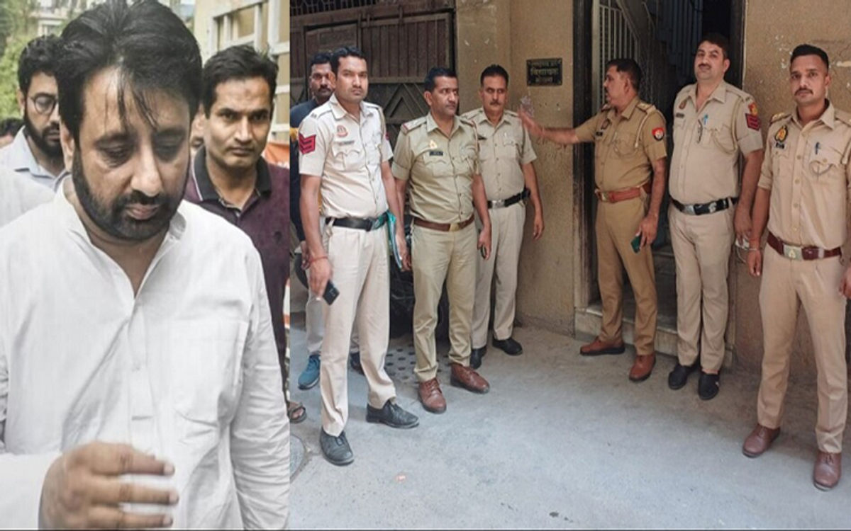 अमानतुल्लाह फिर मुश्किल में, इस केस में गिरफ्तार करने पहुंची नोएडा पुलिस