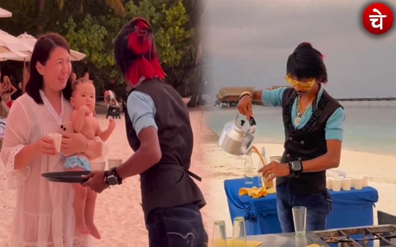 डॉली चायवाला अब मालदीव मेँ विदेशियों को बना रहा दीवाना