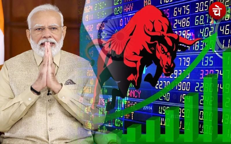 एग्जिट पोल में मोदी की हैट्रिक से शेयर मार्केट हुआ गदगद, जबरदस्त उछाल