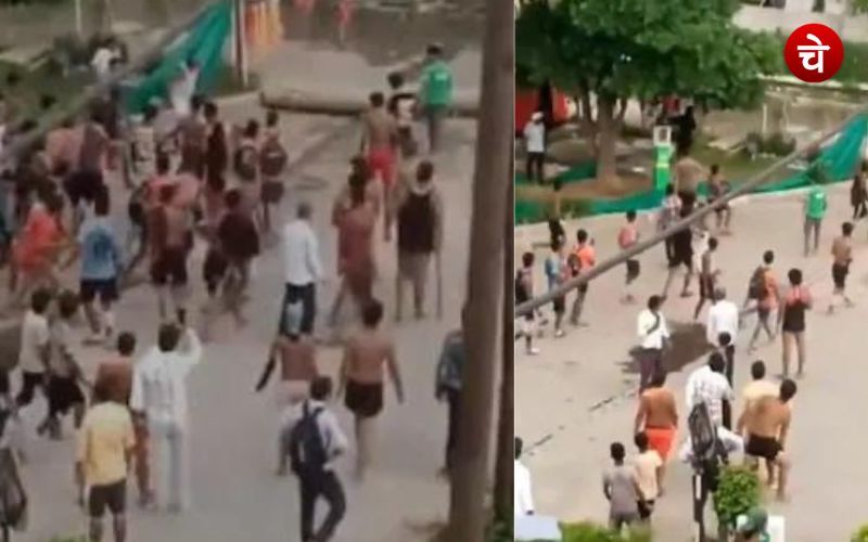 कांवड़ियों का एक बार फिर मुजफ्फरनगर में हंगामा, पेट्रोल कर्मियों से की मारपीट