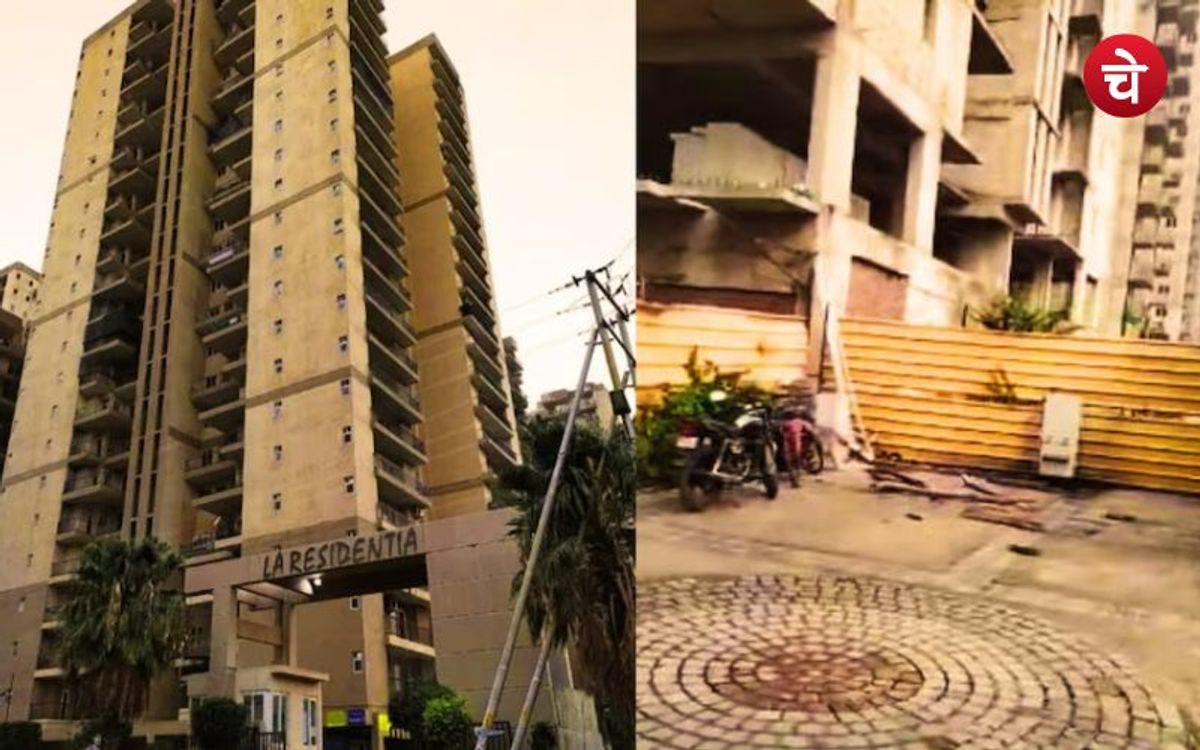 ग्रेटर नोएडा की सोसाइटी में बड़ा हादसा, टावर की शटरिंग गिरने से सुरक्षाकर्मी की मौत