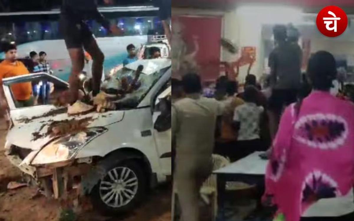 मुजफ्फरनगर में पुलिस के सामने कांवड़ियों का तांडव, वीडियो वायरल