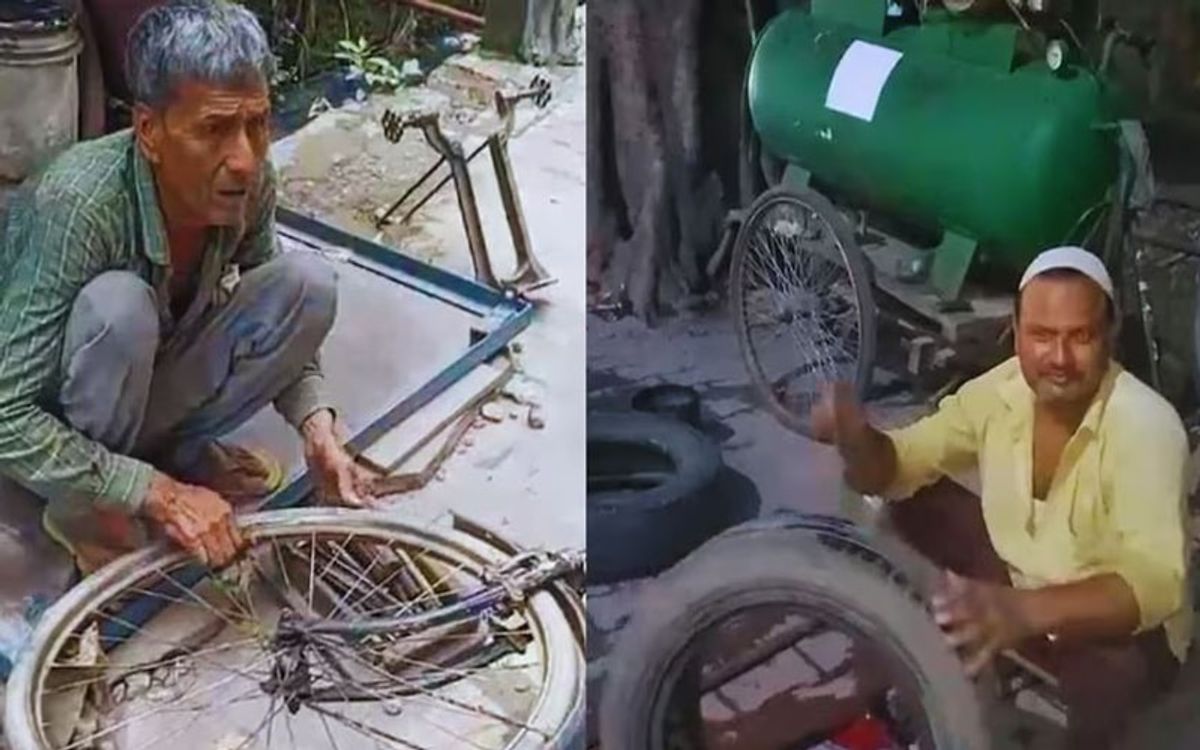 उत्तर प्रदेश में फिर लागू हुआ नया फॉर्मूला! अब टायर पंचर की दुकानों पर भी लगी नेमप्लेट