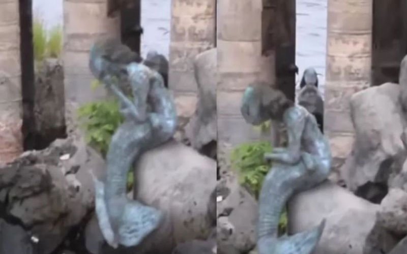 नदी किनारे दिखा अनोखा नजारा, सच में जलपरी है या फिर कोई संकेत