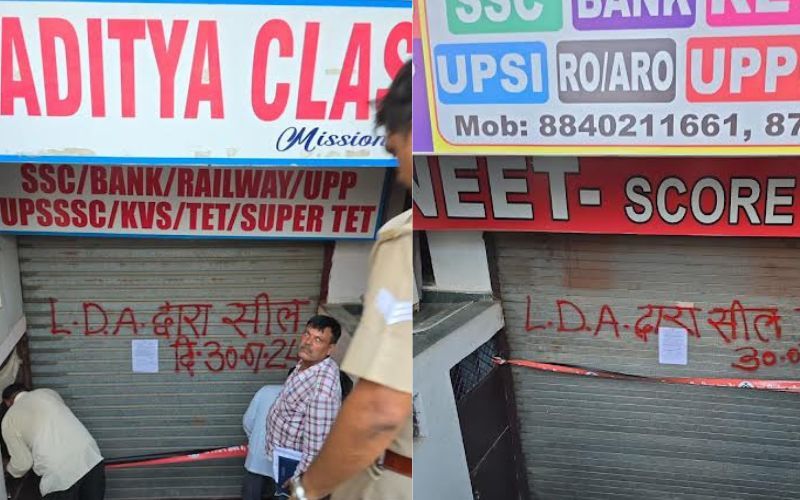 नोएडा के बाद लखनऊ में कोचिंग सेंटरों पर बड़ा एक्शन, 20 सेंटर किए सील