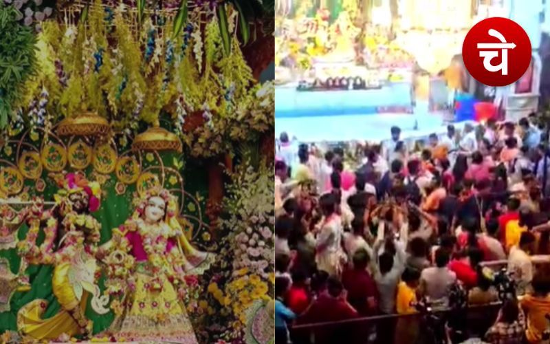 जन्माष्टमी के दिन श्रीकृष्ण की भक्ति में डूबा नोएडा शहर, मंदिरों उमड़ी लाखों की भीड़