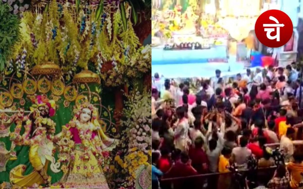 जन्माष्टमी के दिन श्रीकृष्ण की भक्ति में डूबा नोएडा शहर, मंदिरों उमड़ी लाखों की भीड़