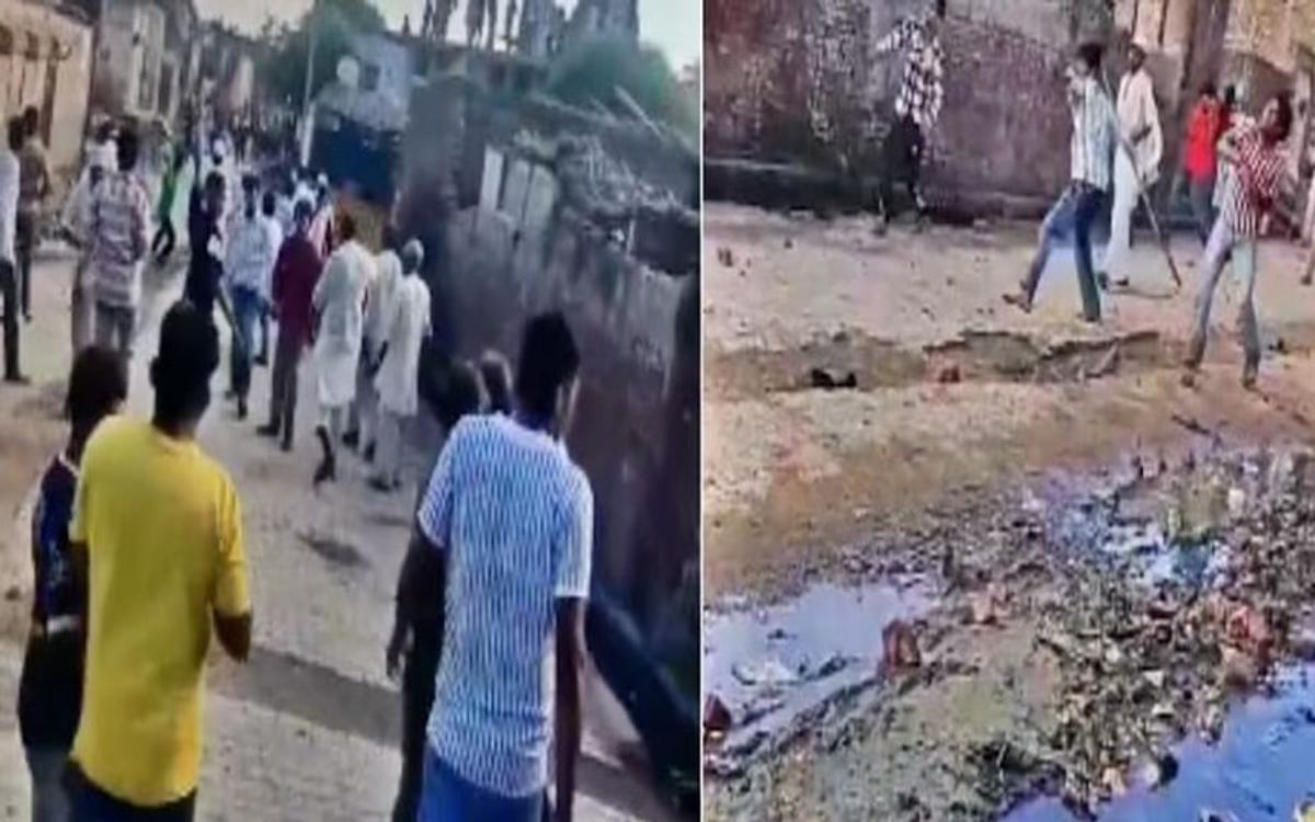 दूल्हे के दर्शन के लिए खड़ी थी गांव की छोरियां, वीडियो बनाने को लेकर कईयों का फूटा माथा