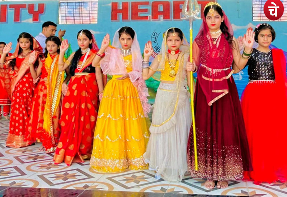 नवरात्रों के दौरान सिटी हार्ट में हुआ नौ देवियों का पूजन