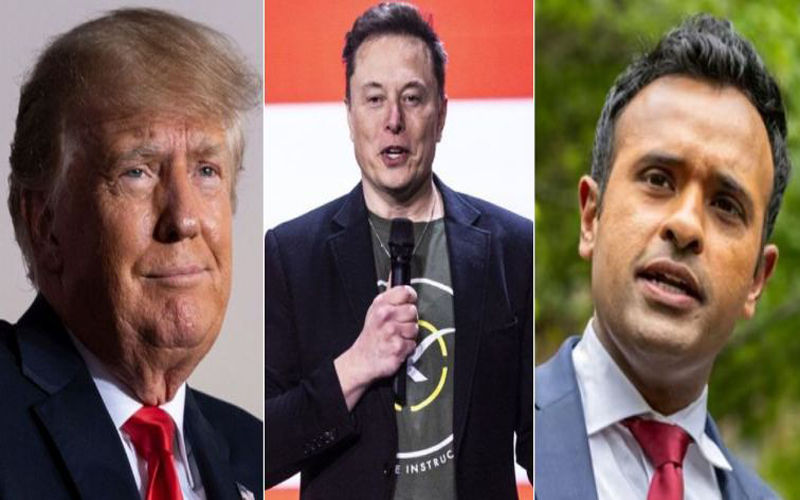 डोनाल्ड ट्रंप ने एलॉन मस्क और विवेक रामास्वामी को दी बड़ी जिम्मेदारी