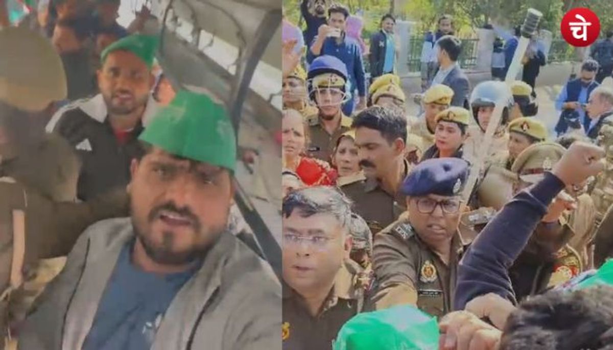 किसानों का ‘जेल भरो आंदोलन’, परी चौक पर दी गिरफ्तारी