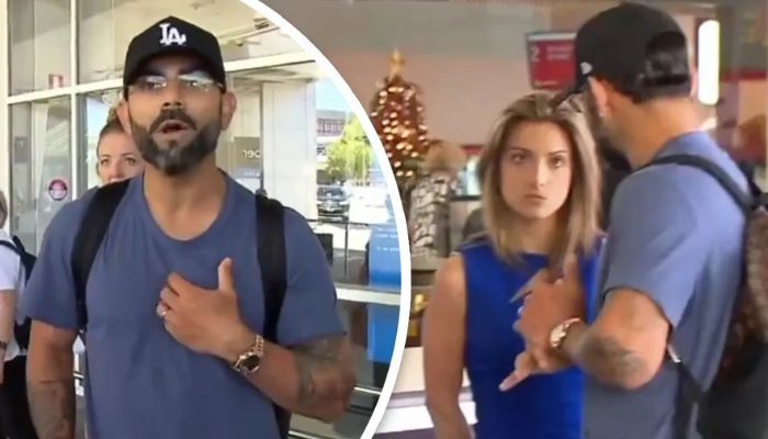 मेलबर्न एयरपोर्ट पर फूटा विराट कोहली गुस्सा, महिला से हुई गरम बहस